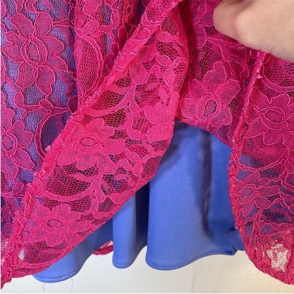 Adrianna Papell Hailey Floral Lace Fit & Flare Dress.4. NWT. $159! - Picture 7 of 13